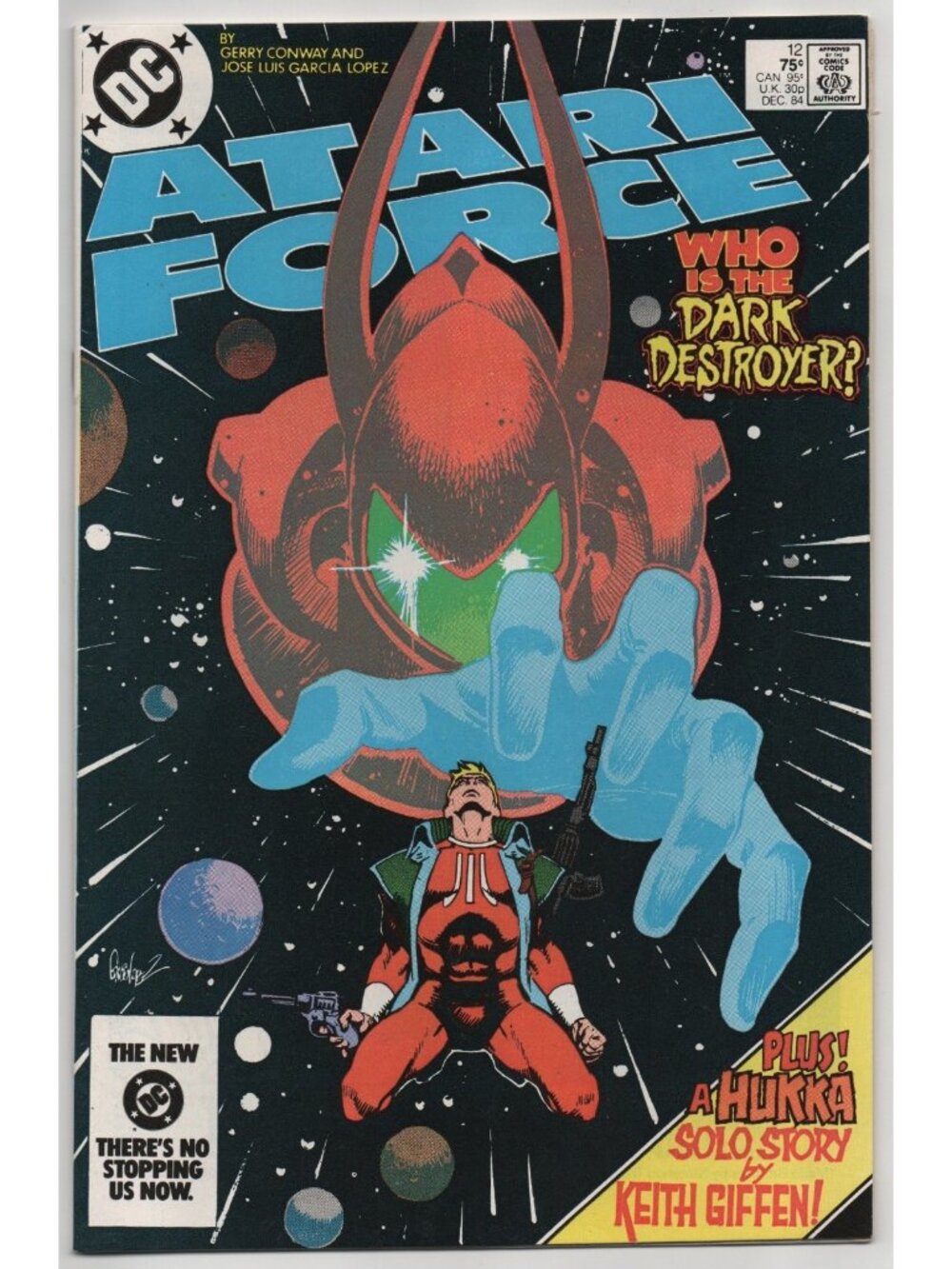 Atari Force 12 DC Comics 1984 VF- 7.5 Dark Destroyer Keith Giffen